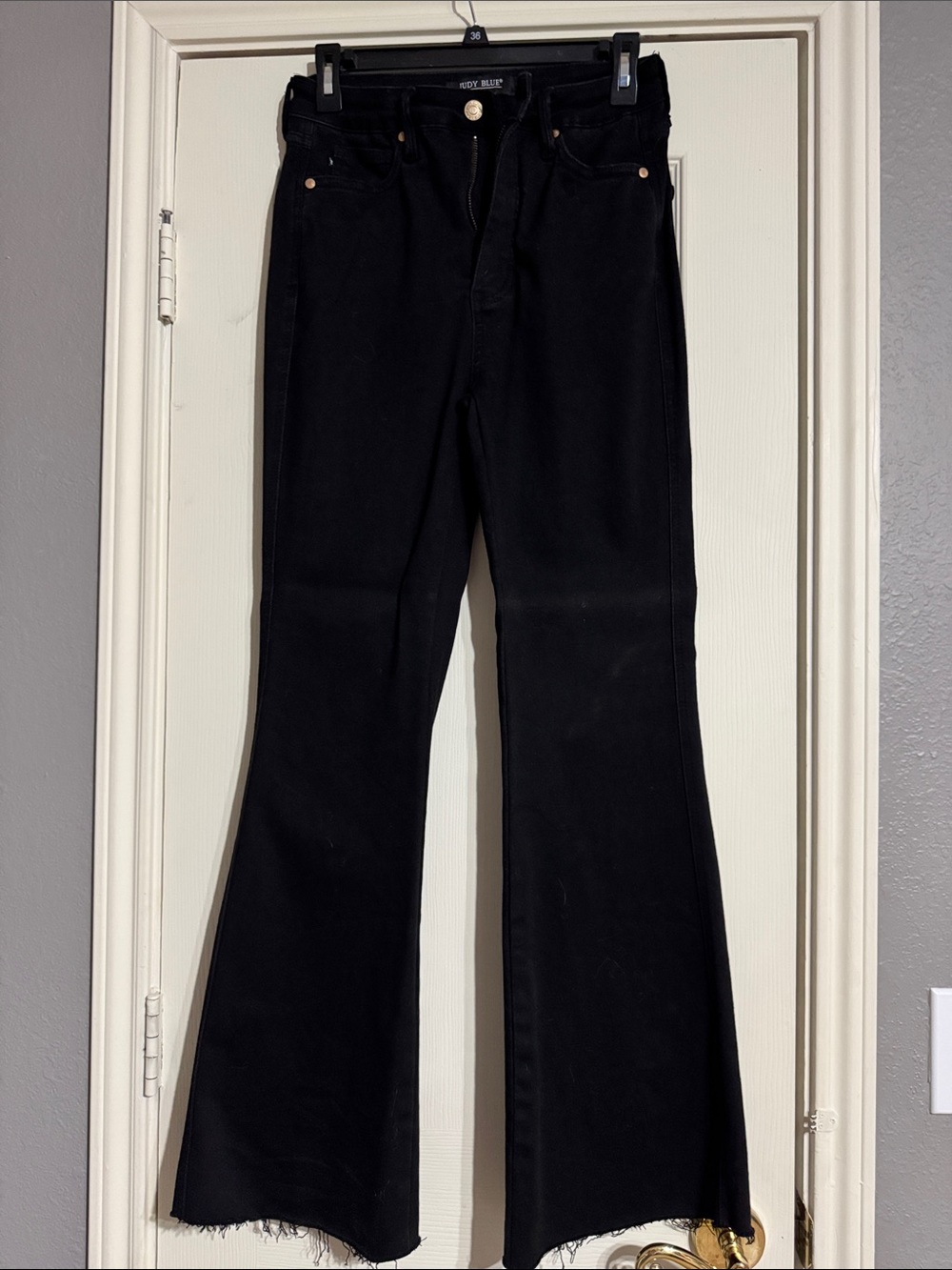 Judy Blue Black High-Rise Flare Jeans